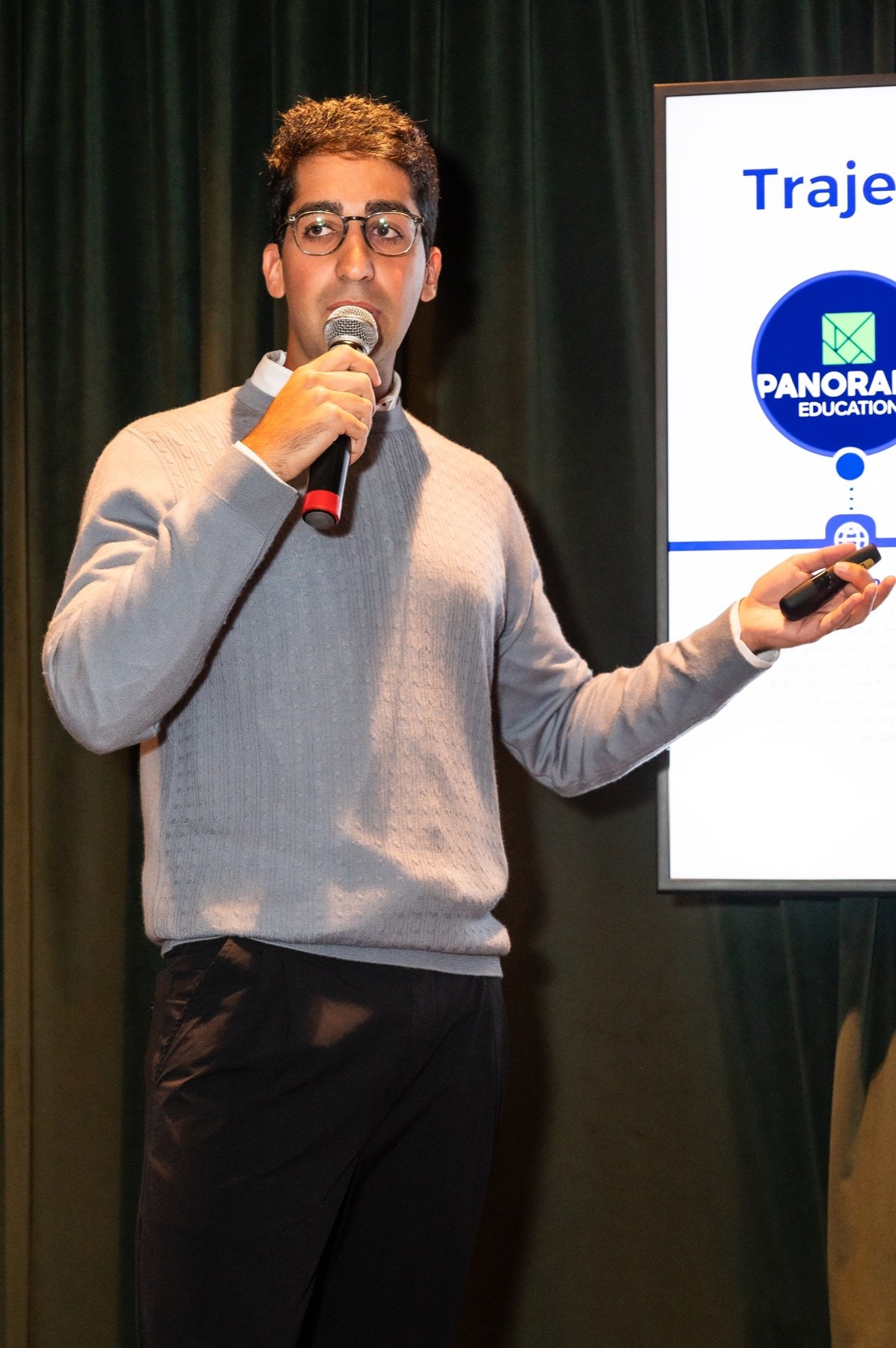 Rafael Guarita durante a apresentação