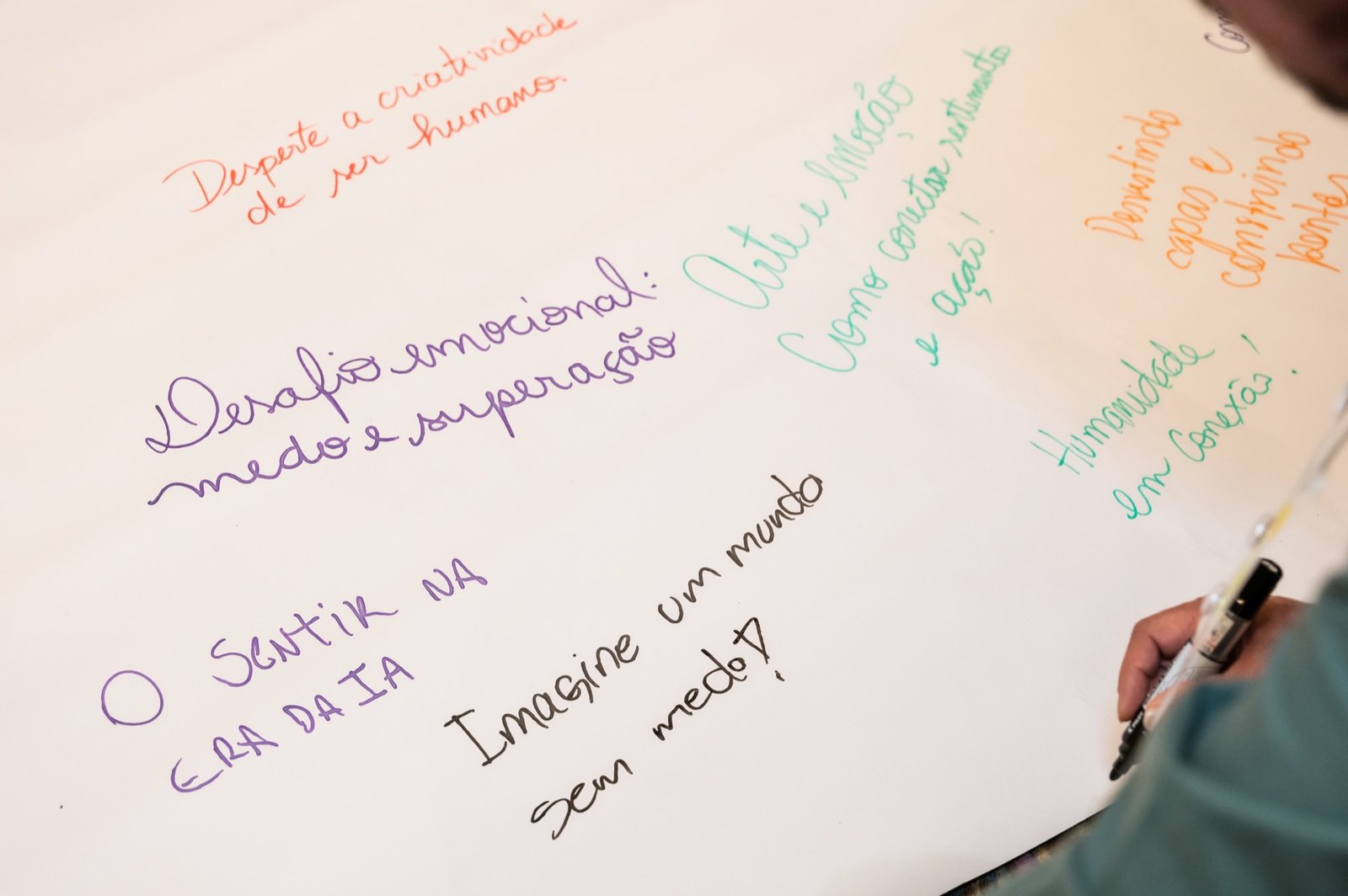 Frases impactantes registradas no tapete
